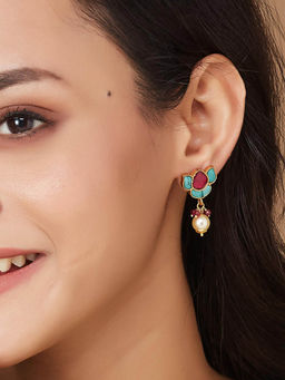 Fabindia - Women Multi-Color Dangler Earrings