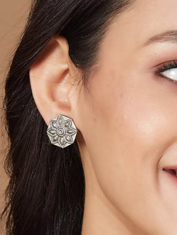 Fabindia - Women Silver Stud Earrings