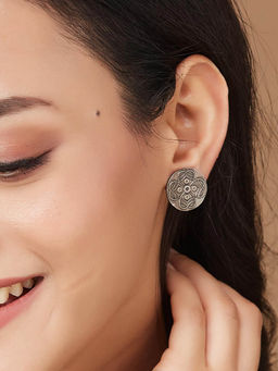 Fabindia - Women Silver Stud Earrings