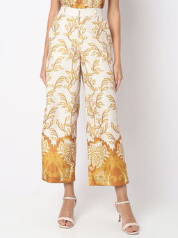 VERO MODA - Off-White Abstract Print Pants