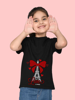 Nusyl - Black Printed Regular Fit T-Shirt