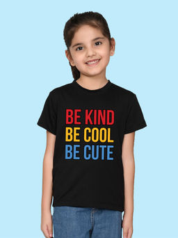 Nusyl - Black Printed Regular Fit T-Shirt