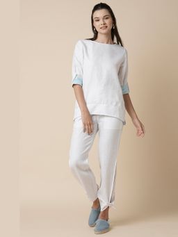B Label - White Whisper Top with Jogger