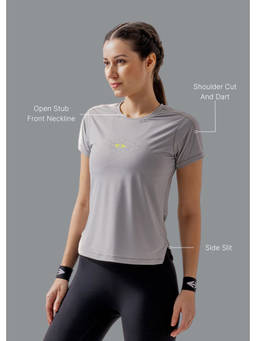 STRCH - Solid Regular Fit Half Sleeve Round Neck T-Shirt