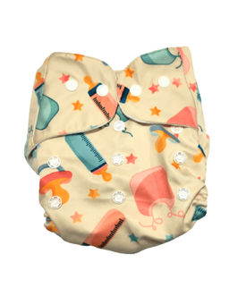 The Mom Store - Baby Boo Print Reusable Diaper (3 Months-3 Years)