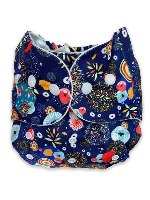 The Mom Store Ready To Shine Print Reusable Diaper (3 Months-3 Years)