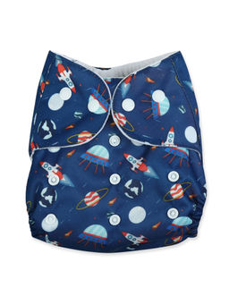 The Mom Store - Outer Space Reusable Cloth Diaper (3 Months-3 Years)
