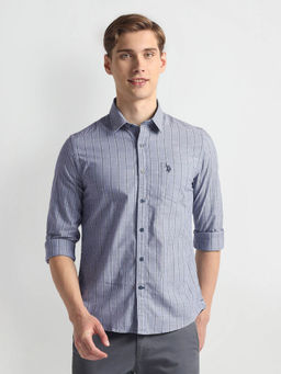 U.S. POLO ASSN. - Vertical Stripes Slim Fit Shirt