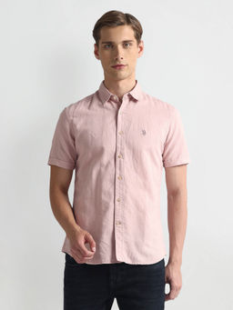 U.S. POLO ASSN. - Slim Fit Half Sleeve Shirt