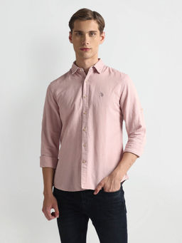 U.S. POLO ASSN. - Slim Fit Solid Shirt