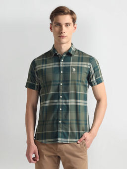 U.S. POLO ASSN. - Plaid Check Slim Fit Shirt