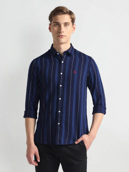 U.S. POLO ASSN. - Vertical Stripe Slim Fit Shirt