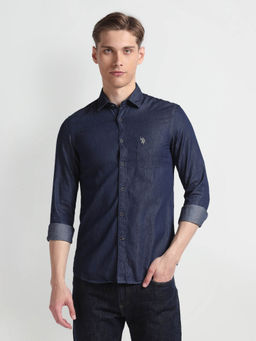 U.S. POLO ASSN. - Slim Fit Chambray Shirt