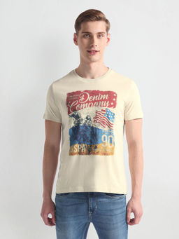 U.S. POLO ASSN. - Crew Neck Brand Graphic T-Shirt