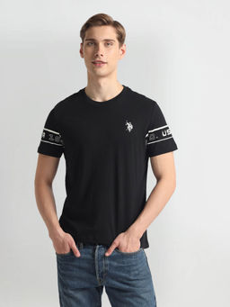 U.S. POLO ASSN. - Crew Neck Brand Print T-Shirt