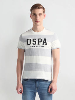 U.S. POLO ASSN. - Rugby Stripe Logo T-Shirt