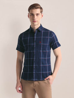 U.S. POLO ASSN. - Windowpane Check Twill Shirt