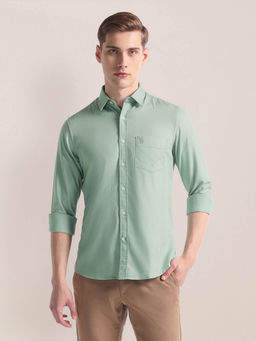 U.S. POLO ASSN. - Spread Collar Dobby Shirt