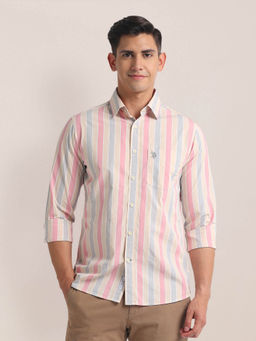 U.S. POLO ASSN. - Premium Cotton Vertical Stripe Shirt