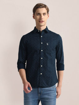 U.S. POLO ASSN. - Tailored Fit Dobby Shirt