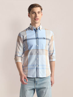 U.S. POLO ASSN. - Plaid Check Pinpoint Oxford Shirt