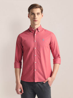 U.S. POLO ASSN. - Button Down Collar Solid Shirt