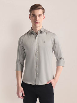 U.S. POLO ASSN. - Spread Collar Twill Shirt