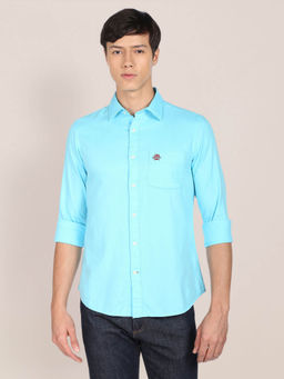 U.S. POLO ASSN. - Dobby Solid Cotton Casual Shirt