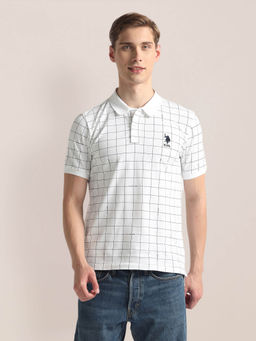 U.S. POLO ASSN. - Graph Check Pique Polo T-Shirt