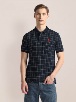 U.S. POLO ASSN. - Graph Check Pique Polo T-Shirt