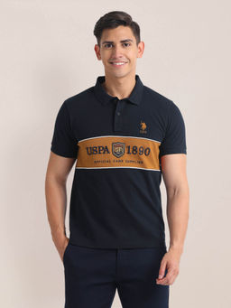 U.S. POLO ASSN. - Slim Fit Embroidered Polo T-Shirt
