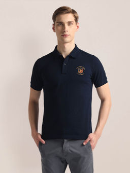 U.S. POLO ASSN. - Ribbed Collar Solid Polo T-Shirt