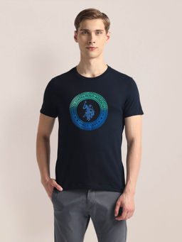 U.S. POLO ASSN. - Crew Neck Brand Print T-Shirt