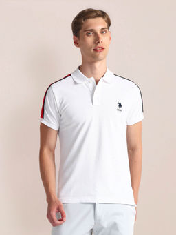 U.S. POLO ASSN. - Color Block Slim Polo T-Shirt
