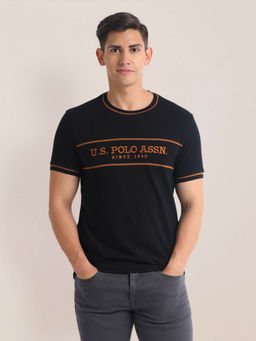 U.S. POLO ASSN. - Brand Embroidered Cotton T-Shirt
