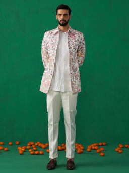 KALPRAAG - Hansraj Ivory Jodhpuri with Shirt and Pant