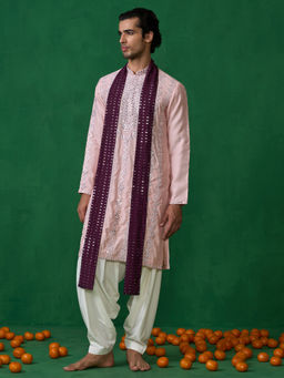 KALPRAAG - Darpan Pink Kurta with Patiyala and Dupatta