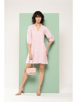 BROOWL - Womens Light Pink Dress