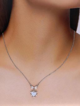 Kai Jewel - 925 Sterling Silver Classic Heart Necklace