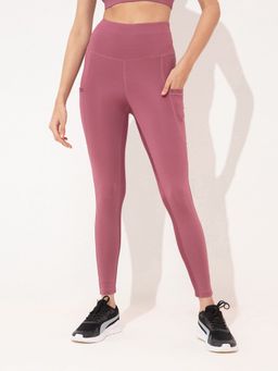 Kica - Sway High Waisted Leggings With Two Side Pockets For Yoga, Dance, Flow - Pink