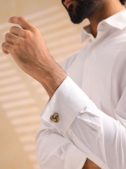 Cosa Nostraa - Woven Oath Echo Cufflinks