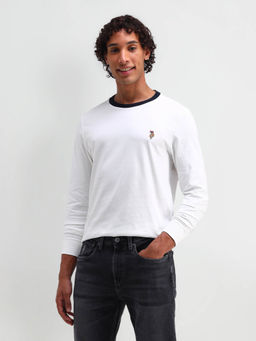 U.S. Polo Assn. Denim Co. - Mens White Solid T-Shirt