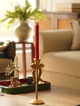 Pure Home + Living - Red Spiced Apple Tapered Candles (Pack of 2)