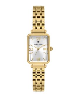 Daniel Klein - Silver Dial, Gold Womens Luxury Watch-DK.1.13934-3 (M)