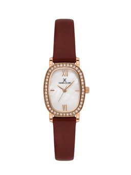 Daniel Klein - White Dial Watch with Red Strap Watch -DK.1.13943-6 (M)