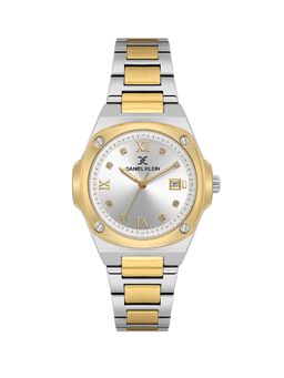 Daniel Klein - Watch Silver Dial, Stylish Combo for Women-DK.1.13947-4 (M)