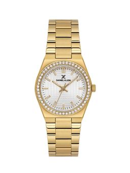 Daniel Klein - Watch Gold Band & Silver Face-DK.1.13949-3 (M)