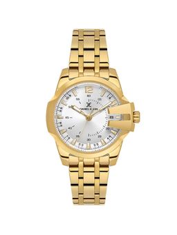 Daniel Klein - Silver Dial Watch And Gold Bracelet Classic Beauty -DK.1.13956-4 (M)