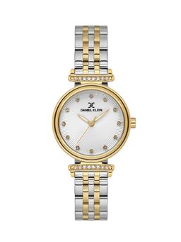 Daniel Klein - Dual Metal Look Iconic Silver Dial Watch-DK.1.13958-3 (M)