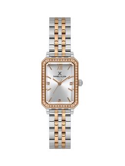 Daniel Klein - Sleek Silver Face Two-Tone Watch-DK.1.13970-6 (M)